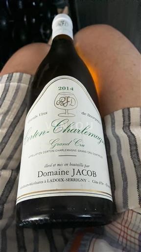 Vin Blanc sec Domaine JACOB 2014 France Bourgogne Corton-charlemagne AOC Grand Cru