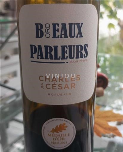 Bordeaux Beaux Parleurs Charles & César 2021