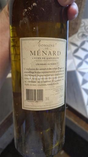 Sudoeste Côtes de Gascogne Domaine Ménard Sin añada