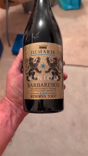 Piemonte Barbaresco Demarie Riserva 2007