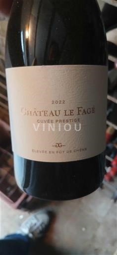 Sudoeste Bergerac Château Le Fagé Prestige 2022