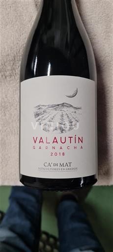 Madrid Nespecifikováno Ca’ di Mat Valautín Garnacha 2018