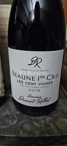 Bourgondië Niet gespecificeerd Premier Cru Domaine Doussot-Rollet Les Cent Vignes 2018