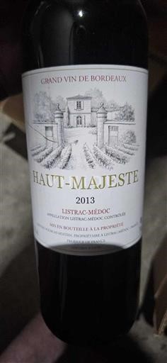 Bordeaux Listrac-Médoc Château Fourcas Hosten Haut-Majeste 2013