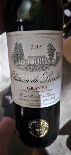 Bordeaux Graves Château Landiras 2012