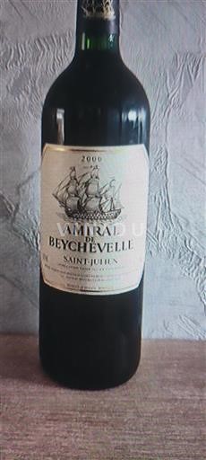 Vin Rouge sec Amiral de Beychevelle Château Beychevelle Non millésimé France Bordeaux Saint-Julien AOC