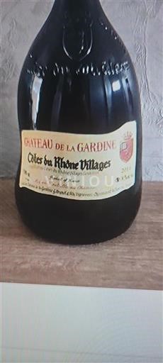 Vallée du Rhône Côtes-du-rhône-villages Château La Gardine 2010