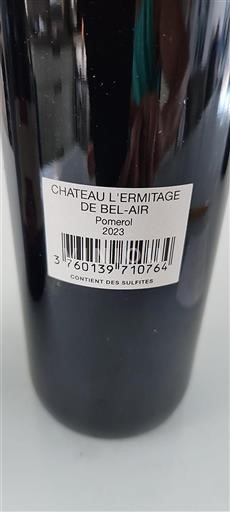 Bordeaux Pomerol Château L'Ermitage de Bel-Air 2023