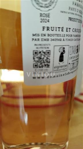 Languedoc og Roussillon Pays d'Oc Domaine Fabregues 2021
