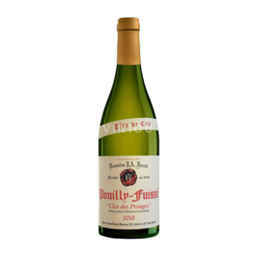 Burgund Pouilly-fuissé Domaine J.A. Ferret Pouilly fuissé Tête De Cru Clos Des Prouges 2018