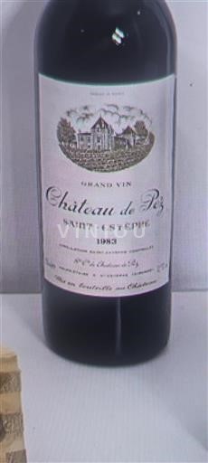 Burdeos Saint-Estèphe Château Pez 1993