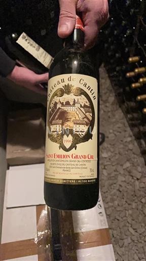 Burdeos Saint-Émilion Gran Cru Grand Cru Château Cantin 1996