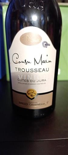 Jura Côtes-du-jura Domaine Baud Génération 9 Cousu Main 2018
