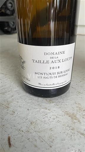 Vallée de la Loire Montlouis-sur-loire Domaine La Taille aux Loups Les Hauts de Husseau 2018