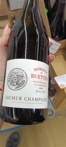 Loiren laakso Saumur-champigny Domaine Des Ruettes 2022