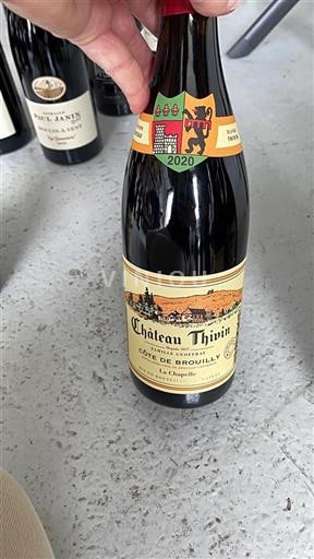 Beaujolais Côte-de-brouilly Château Thivin La Chapelle 2020