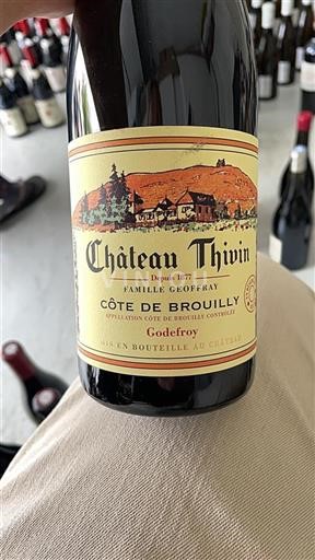 Beaujolais Côte-de-brouilly Château Thivin Godefroy 2020