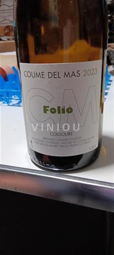 Roussillon Collioure Coume Del Mas Folio 2023