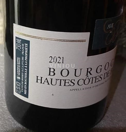 Bourgogne Hautes Côtes de beaune Cave de Bissey 2021