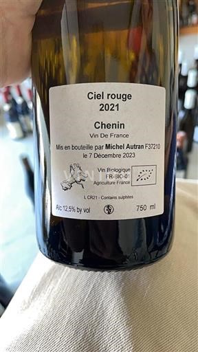 Valle della Loira Non specificato Michel Autran Ciel rouge 2021
