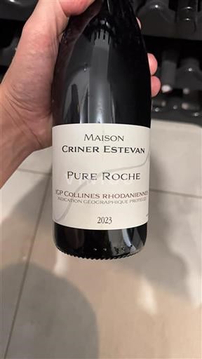 Alpen und Rhônetal Rhodanische Hügellandschaft Maison Criner Estevan Pure Roche 2023