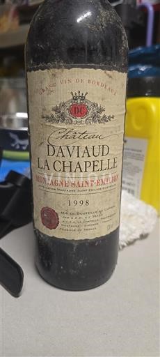 Bordeaux Montagne Saint-Émilion Château Daviaud La Chapelle 1998