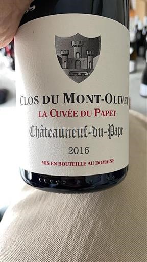 Údolí Rhôny Châteauneuf-du-Pape Clos du Mont-Olivet La du Papet 2016