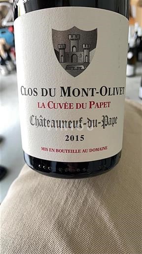 Údolí Rhôny Châteauneuf-du-Pape Clos du Mont-Olivet La du Papet 2015