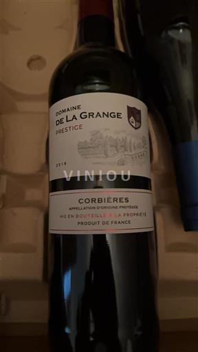 Languedoc Corbières Domaine La Grange Prestige 2019