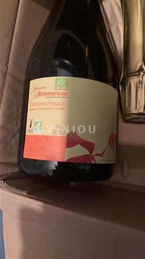 Alsace Crémant d'Alsace Bliemerose 2018