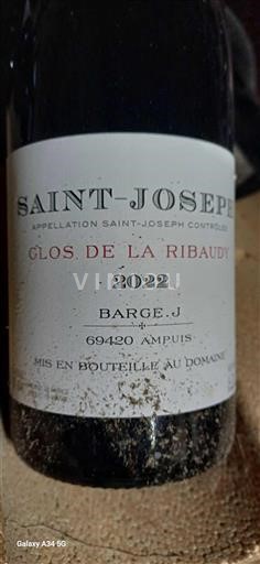 Valle del Rodano Saint-Joseph Barge J Clos de la Ribaudy 2022