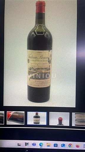 Bordeaux Saint-Émilion Premier Cru Château Beauséjour 1929