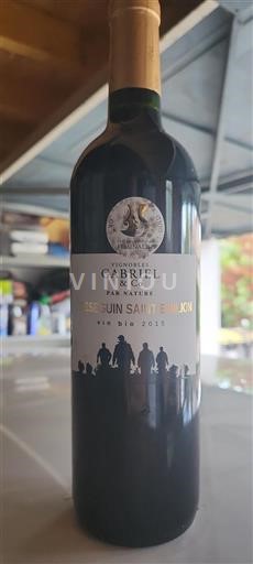 Bordeaux Puisseguin-saint-émilion Vignobles Gabriel & Co 2015