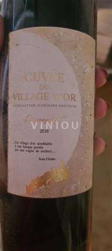 Vallée du Rhône Pierrevert Cuvée du Village Or 2018
