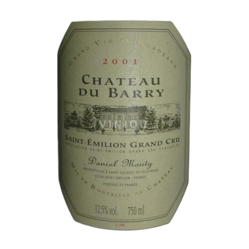 Bordeaux Saint-Émilion Grand Cru Château Barry 2001