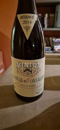 Rhône Valley Côtes du Rhône Château Fontsalette Réservé 2014