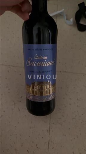 Bordeaux Bordeaux supérieur Château Savariaud 2021