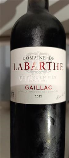 Zuidwest-Frankrijk Gaillac Domaine Labarthe 2022