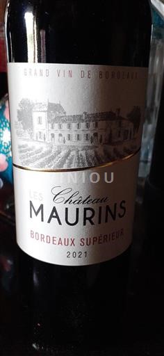 Bordeaux Bordeaux Supérieur Château Maurins 2021