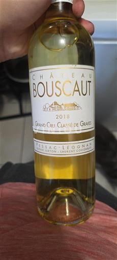 Bordeaux Pessac-Léognan Grand Cru Château Bouscaut 2018