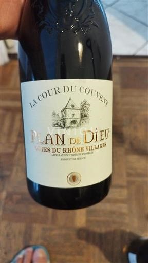 Rhônedalen Côtes-du-Rhône-Villages La Cour du Couvent Plan de Dieu 2022