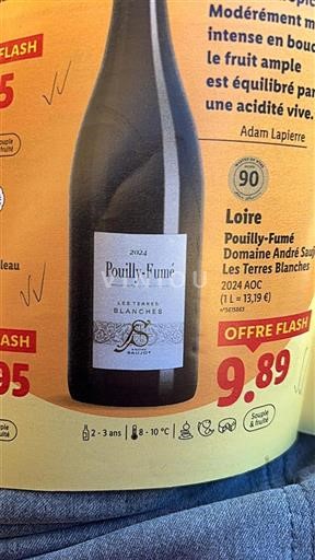 Valle della Loira Pouilly-fumé Domaine André Saujat Les Terres Blanches 2024