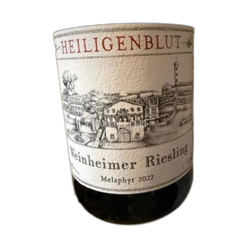 Vin Blanc sec Weinheimer Riesling Melaphyr Weingut Heiligenblut 2022 Allemagne Rheinhessen