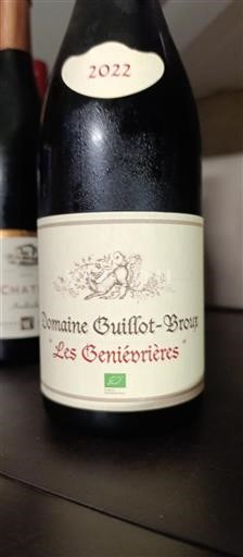Burgundy Mâcon and Mâcon-Villages Domaine Guillot-Broux Les Geniévrières 2022