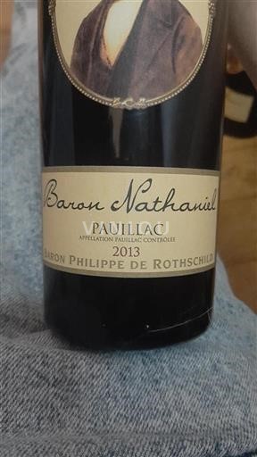 Bordeaux Pauillac Baron Philippe de Rothschild Baron Nathaniel 2013