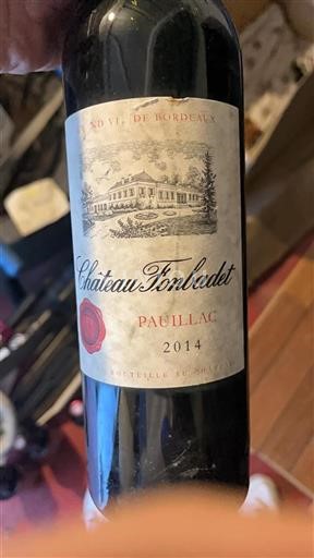 Bordeaux Pauillac Château Fonbadet 2014