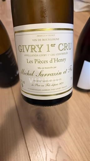 Bourgondië Niet gespecificeerd Premier Cru Michel Sarrazin et Fils Les Pièces d'Henry 2022