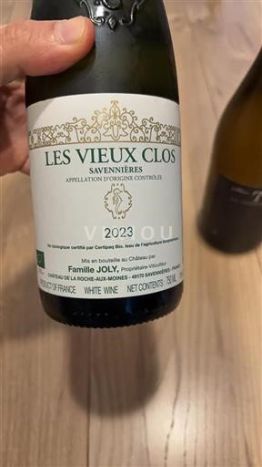 Údolí Loiry Savennières Château La Roche-aux-Moines Les Vieux Clos 2023
