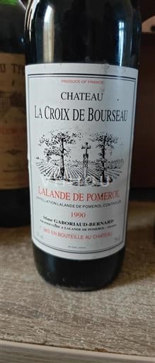 Bordeaux Lalande-de-Pomerol Château La Croix de Bourseau 1990