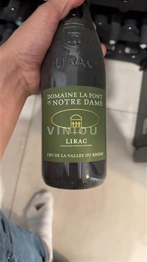 Vallée du Rhône Lirac Domaine La Font de Notre Dame 2019